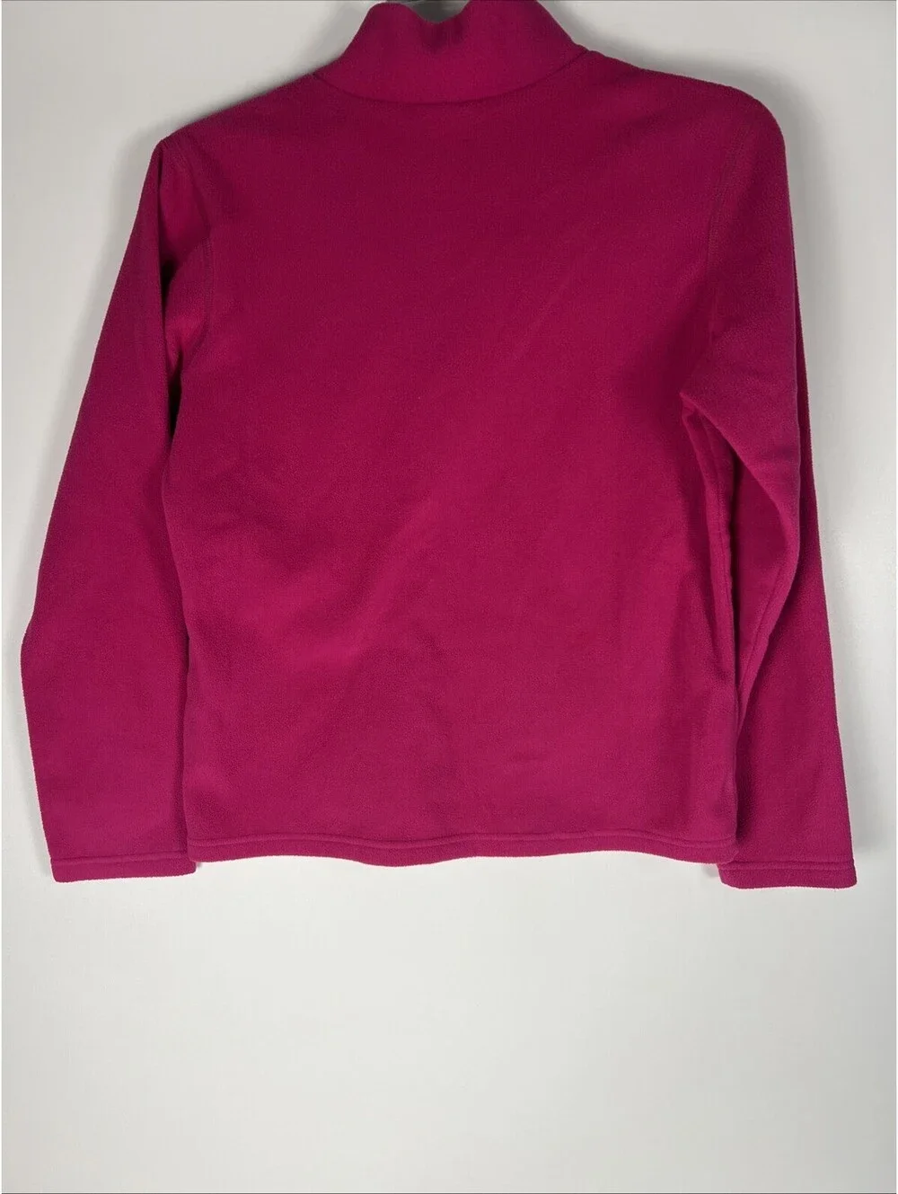 Northface Girls/Youth Pink Fleece 3/4 Zip Pullover Jacket Size Large 14-16